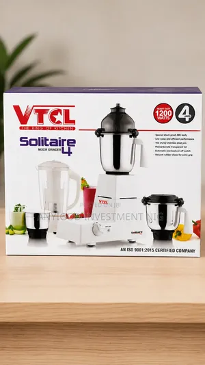 VTCL Solitaire 1200Watts With 4 Jars