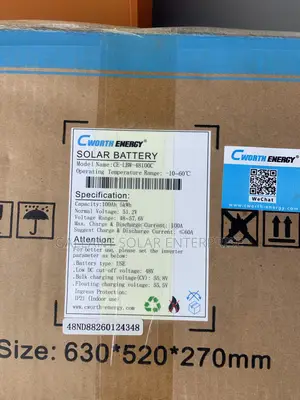 Cworth Energy 5kwh Lithium Battery 48v