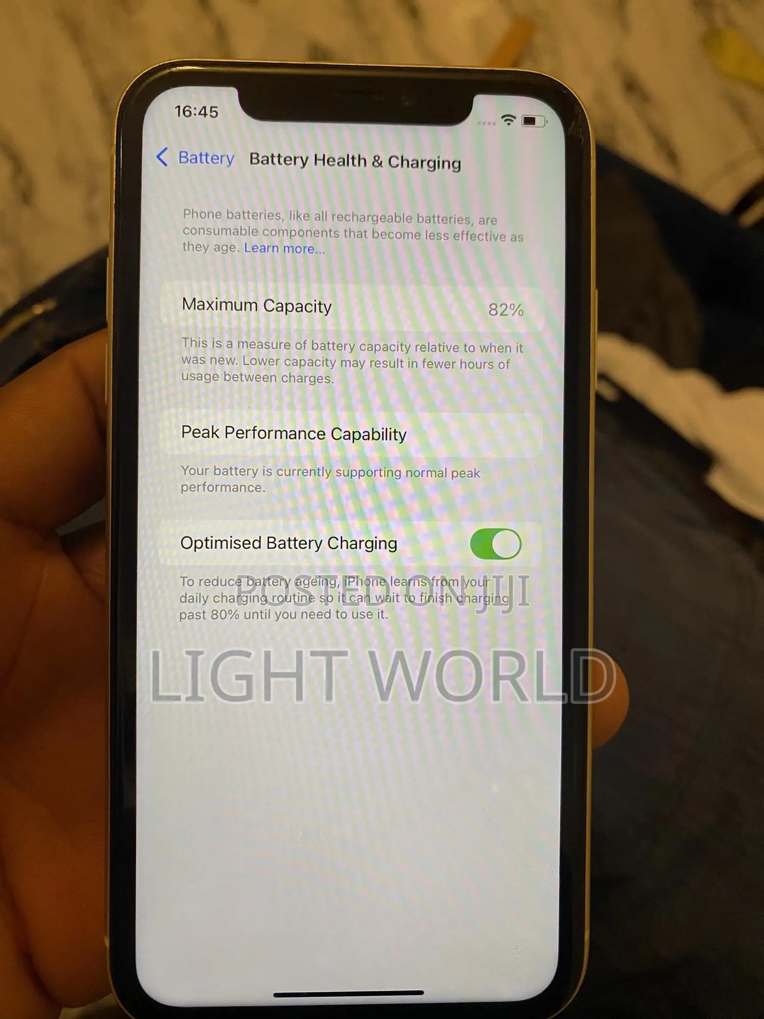 Apple iPhone XR 128 GB Yellow