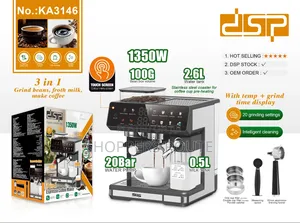 DSP 3 in 1 Expresso Coffee Machine Ka3146