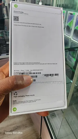 New Apple iPhone 17 Pro Max 256 GB White