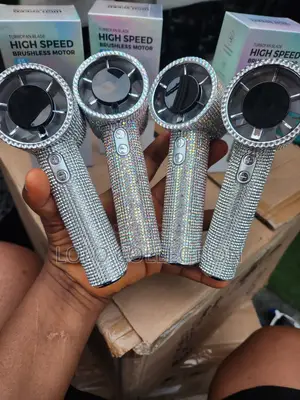 S5 Diamond-Studded Handheld Turbo Fan