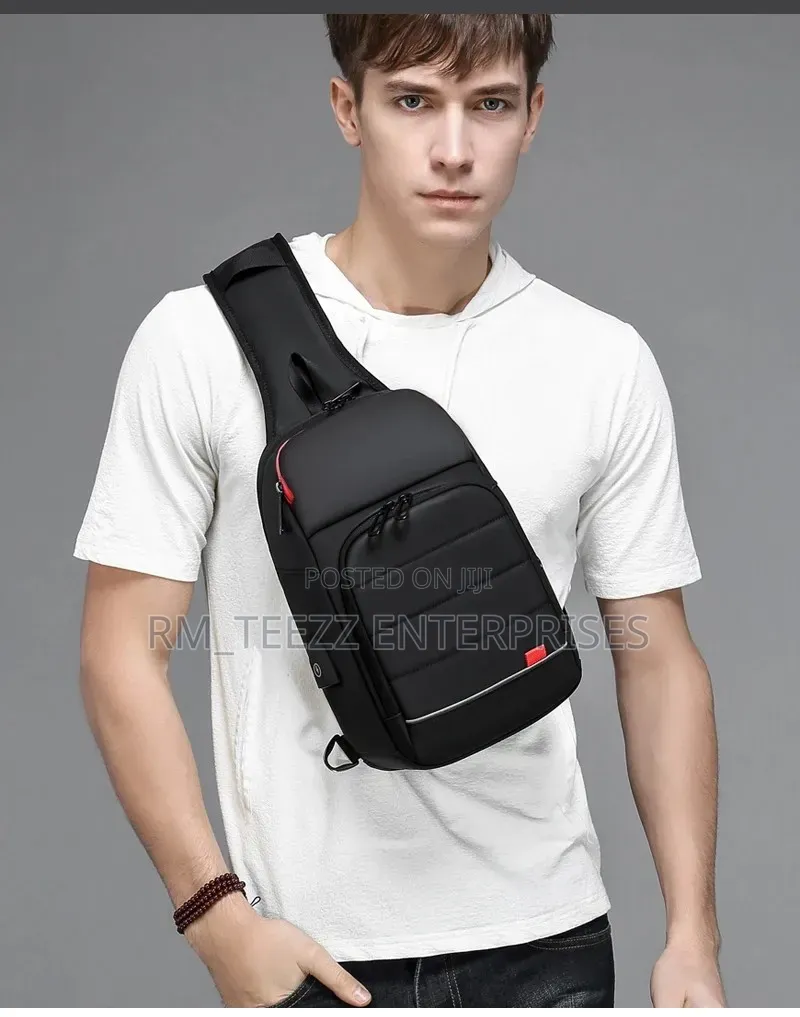 Sleek Multi-Compartment Sling Cross-Body Backpack