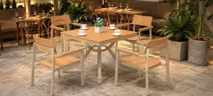 Restaurant Table With 4 Chairs