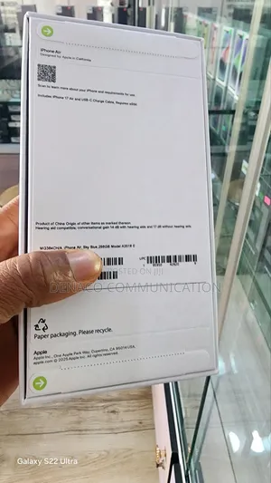 New Apple iPhone Air 256 GB White