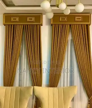 High Quality Stock Curtains With Board