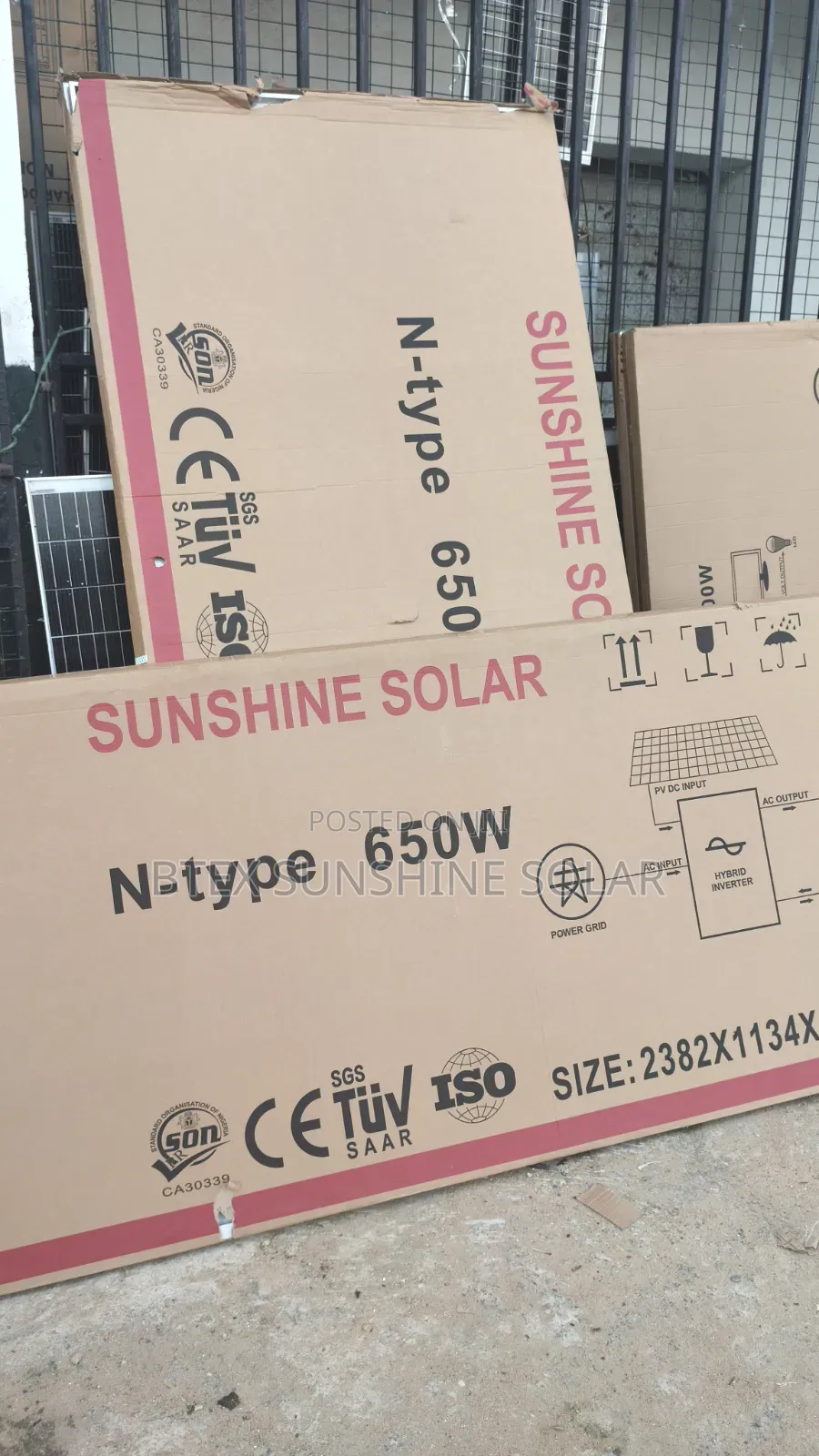 650w Monocrystalline Solar Panel Available! 🔋