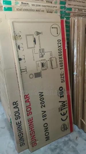 Sunshine Solar Panels 200watt