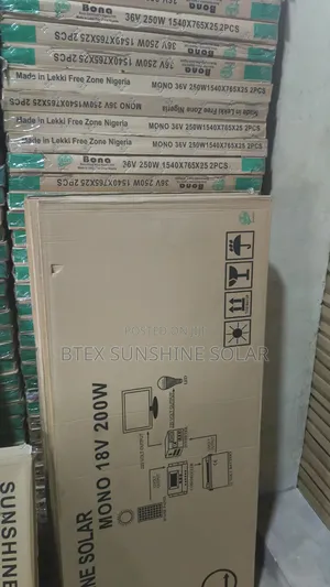 Sunshine Solar Panels 200watt
