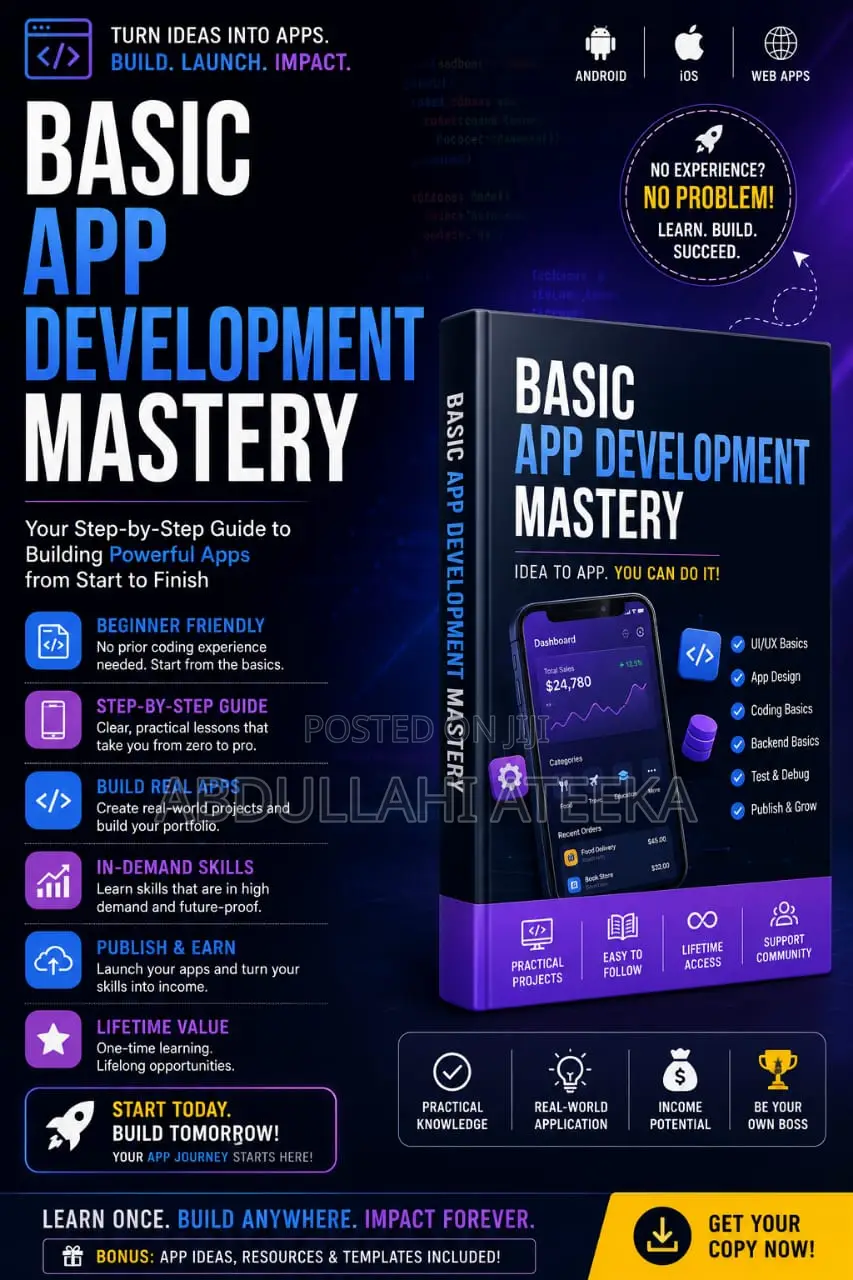 Basic App Development Mastery– Learn to Build Apps