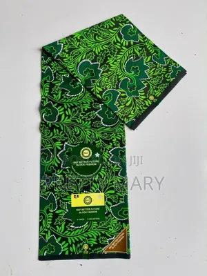 Green Better Future Ankara Fabric