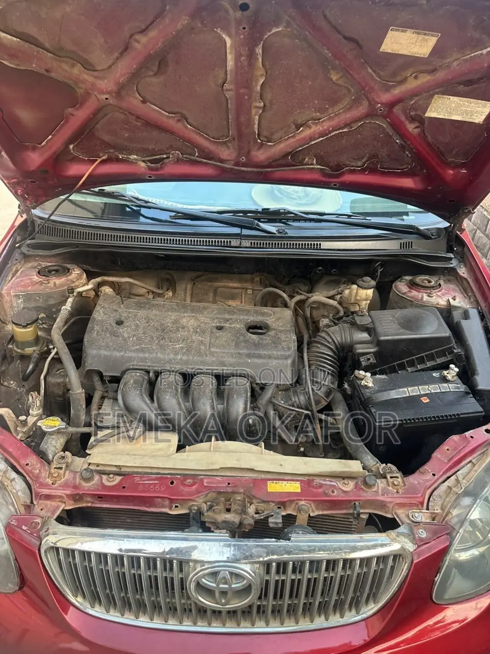 Toyota Corolla S 2005 Red