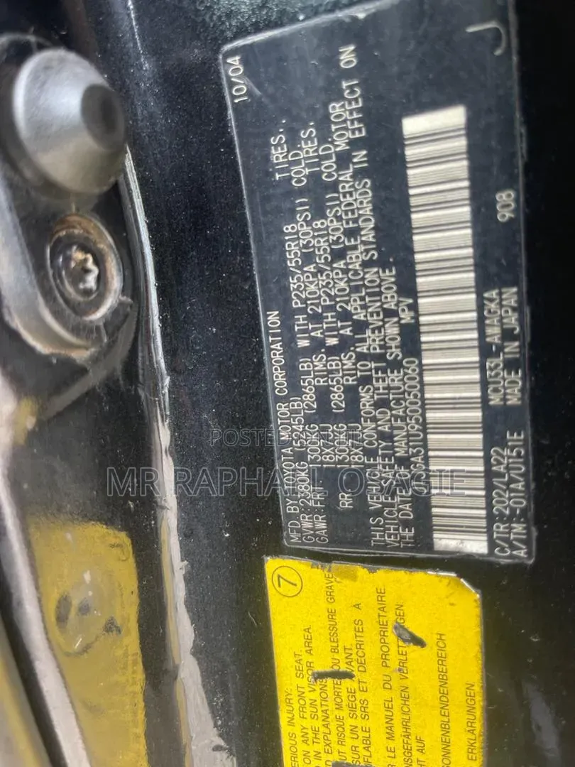 Lexus RX 2005 Black