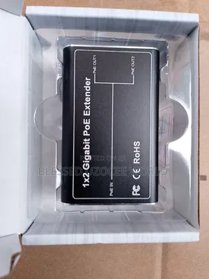 Gigabit POE Extender 1 Input to 2 Output POE Repeater Metal forNetwork