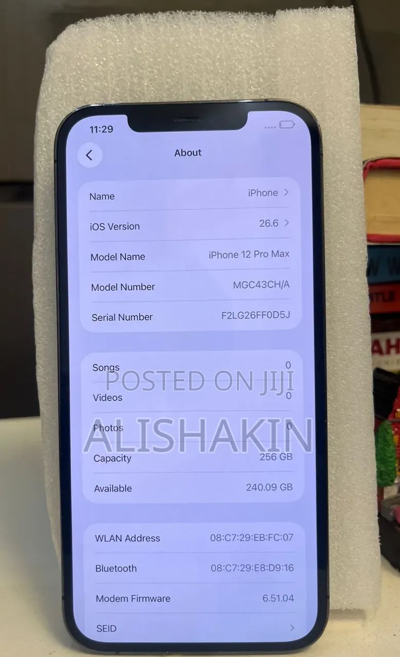 Apple iPhone 12 Pro Max 256 GB Graphite