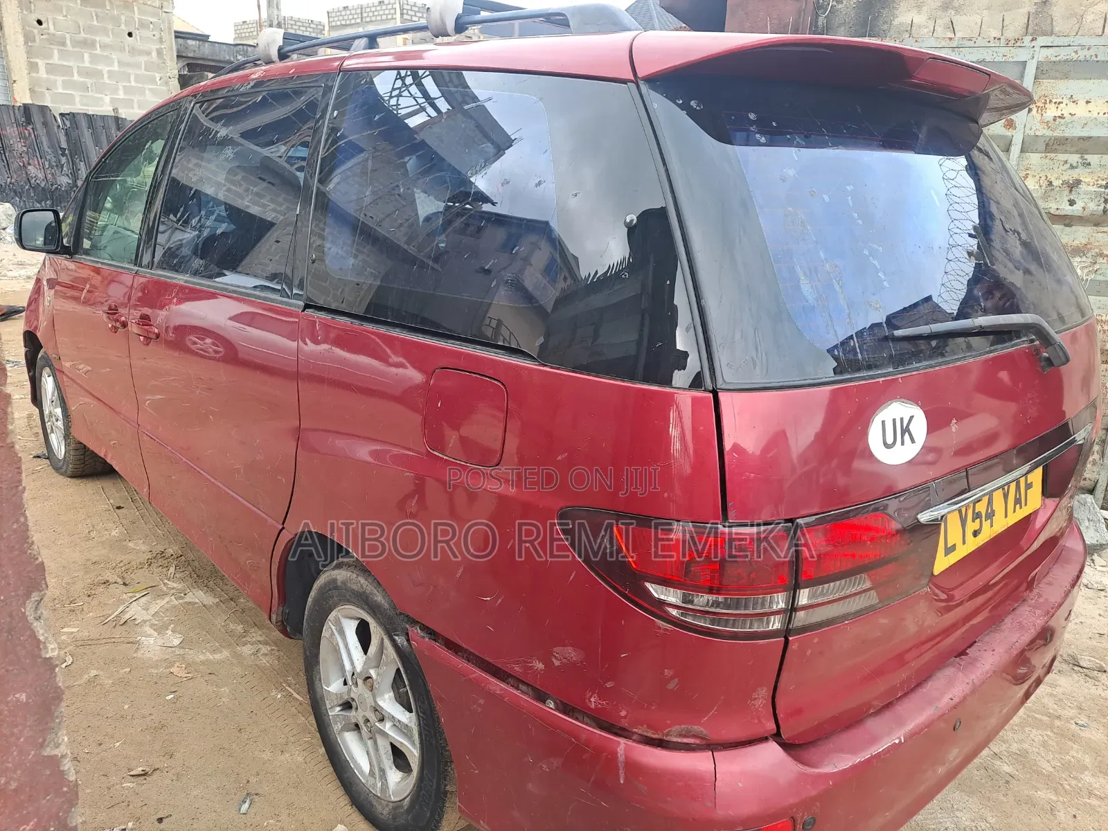 Toyota Previa 2002 Red