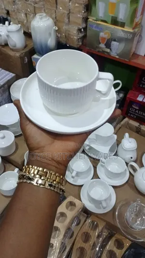 Quality Tea Cup/ Coffe Cup and Saucer Set__ 6 Cups and 6 Saucer