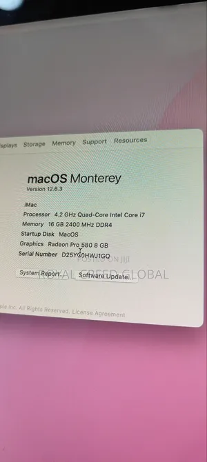 Desktop Computer Apple iMac 32GB Intel Core i7 SSD 2T