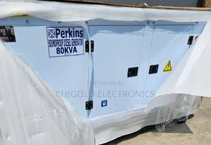 Original Perkins 80KVA Diesel Generator Soundproof 100% Copper Coin