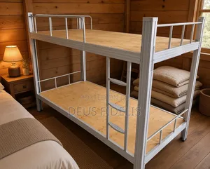 Brand New Heavy Duty Metal Bunk Bed With Ladder & Safety Rail