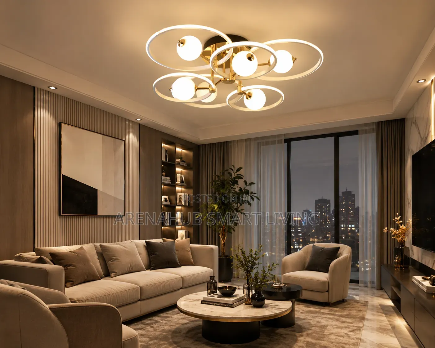 Nordic Iron Ceiling Pendant Light E27 Multiple Heads Chandelier