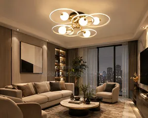 Nordic Iron Ceiling Pendant Light E27 Multiple Heads Chandelier