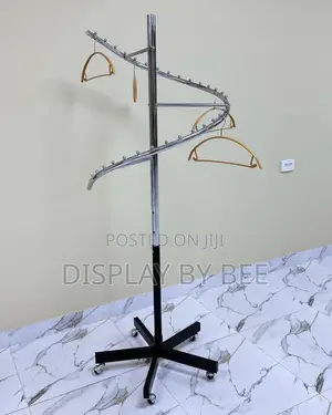 Spiral Black and Silver Rack