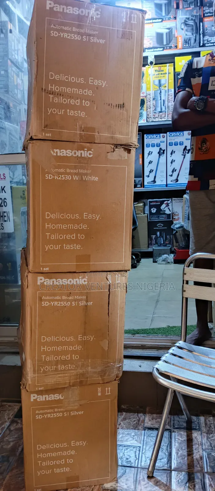 Panasonic Bread Maker Automatic,Cake Baker, Low Voltage