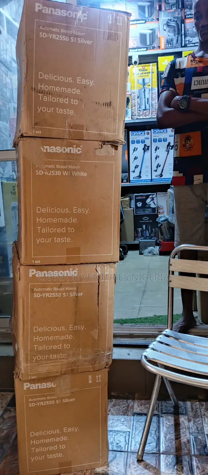 Panasonic Bread Maker Automatic,Cake Baker, Low Voltage