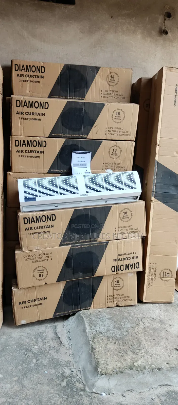 Diamond Air Curtain, for Doors and Open Space