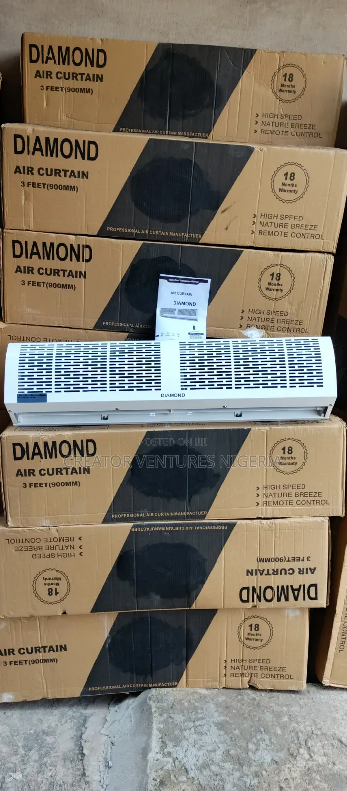 Diamond Air Curtain, for Doors and Open Space