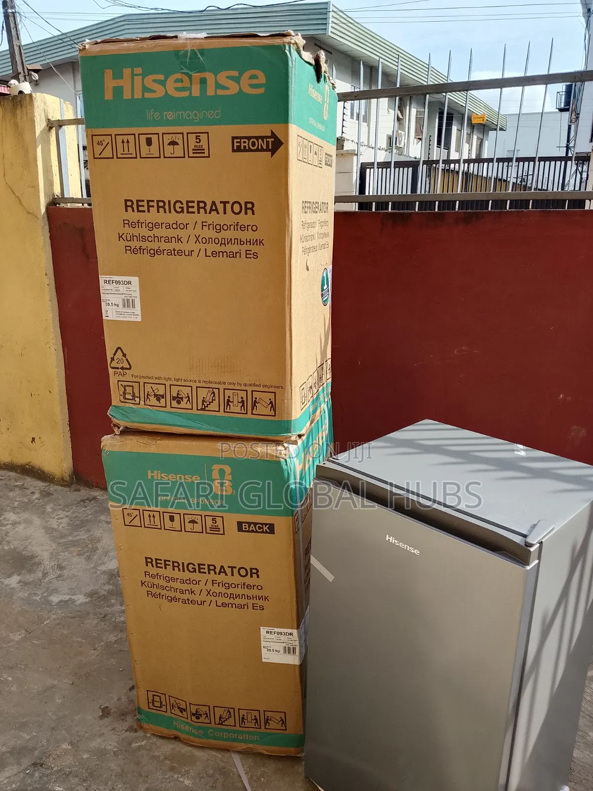 Floor Standing Hisense 90l Refrigerator+ Key