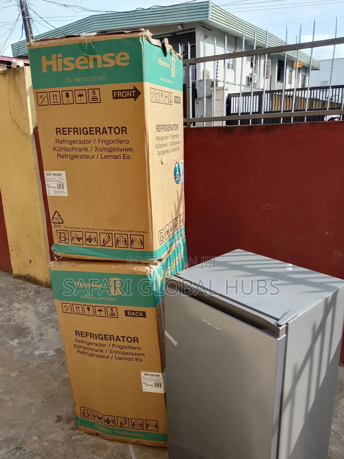 Floor Standing Hisense 90l Refrigerator+ Key