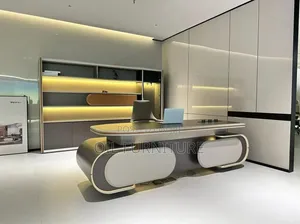 Luxury Futuristic Executive Office Desk