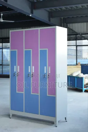 Heavy-Duty Metal Storage Wardrobe Locker for Office & School