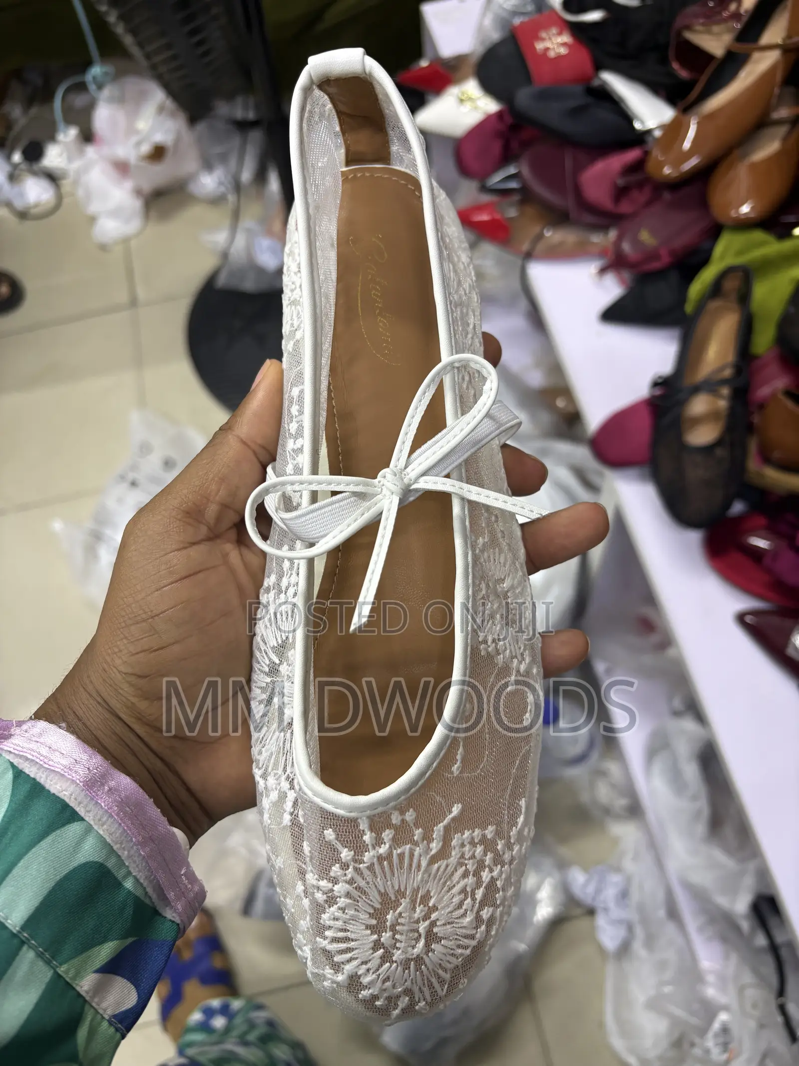 Lace Solid Ballerina