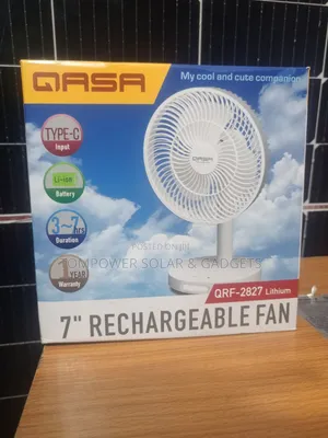 Table Top Rechargeable Fan