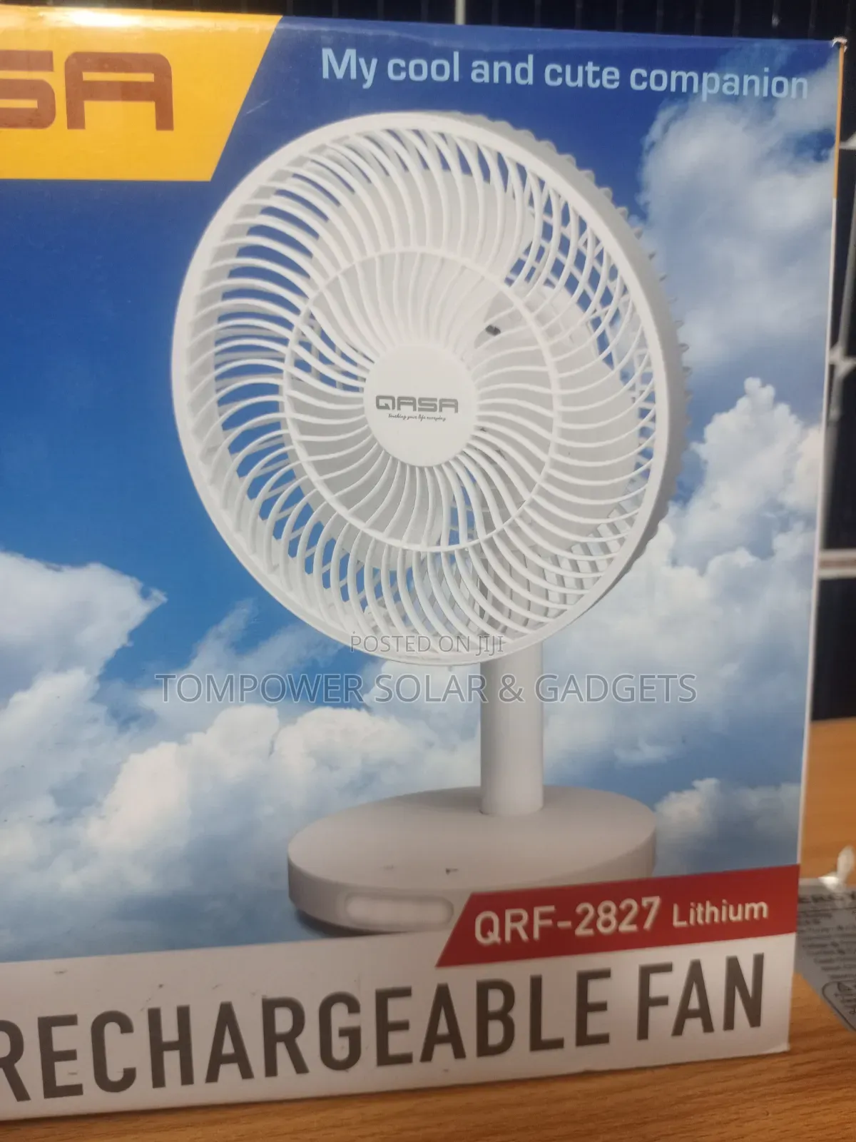 Table Top Rechargeable Fan