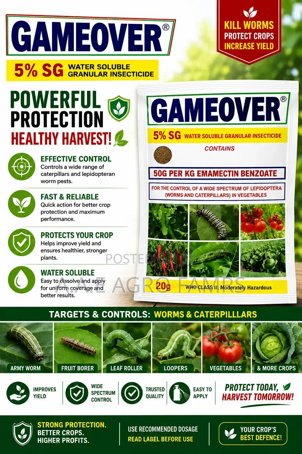 GAMEOVER 5% SG Insecticide