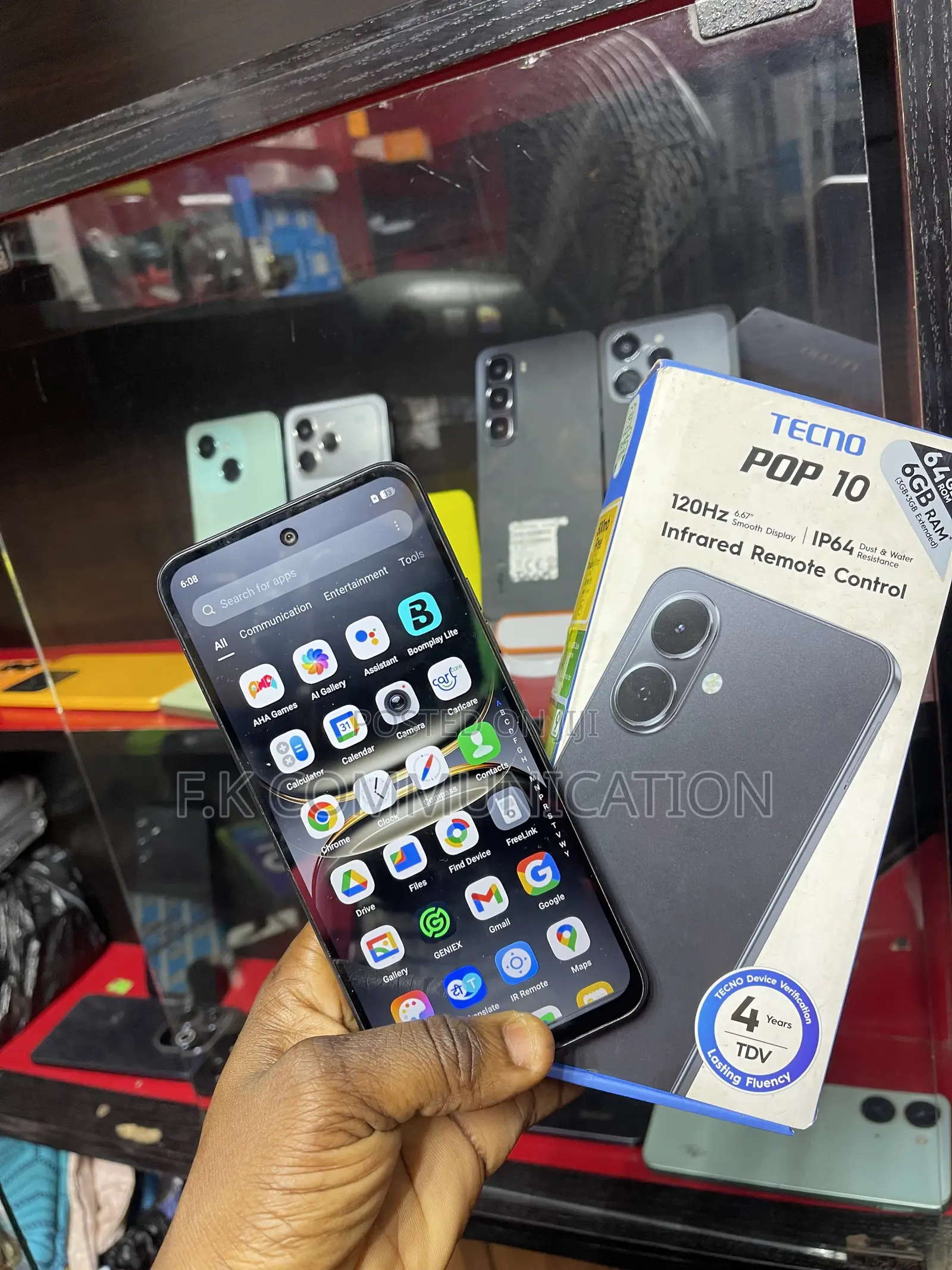 Tecno Pop 10 64 GB Black