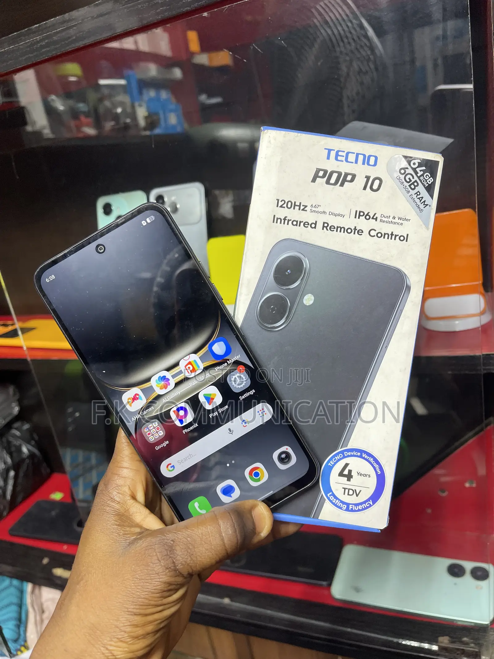 Tecno Pop 10 64 GB Black