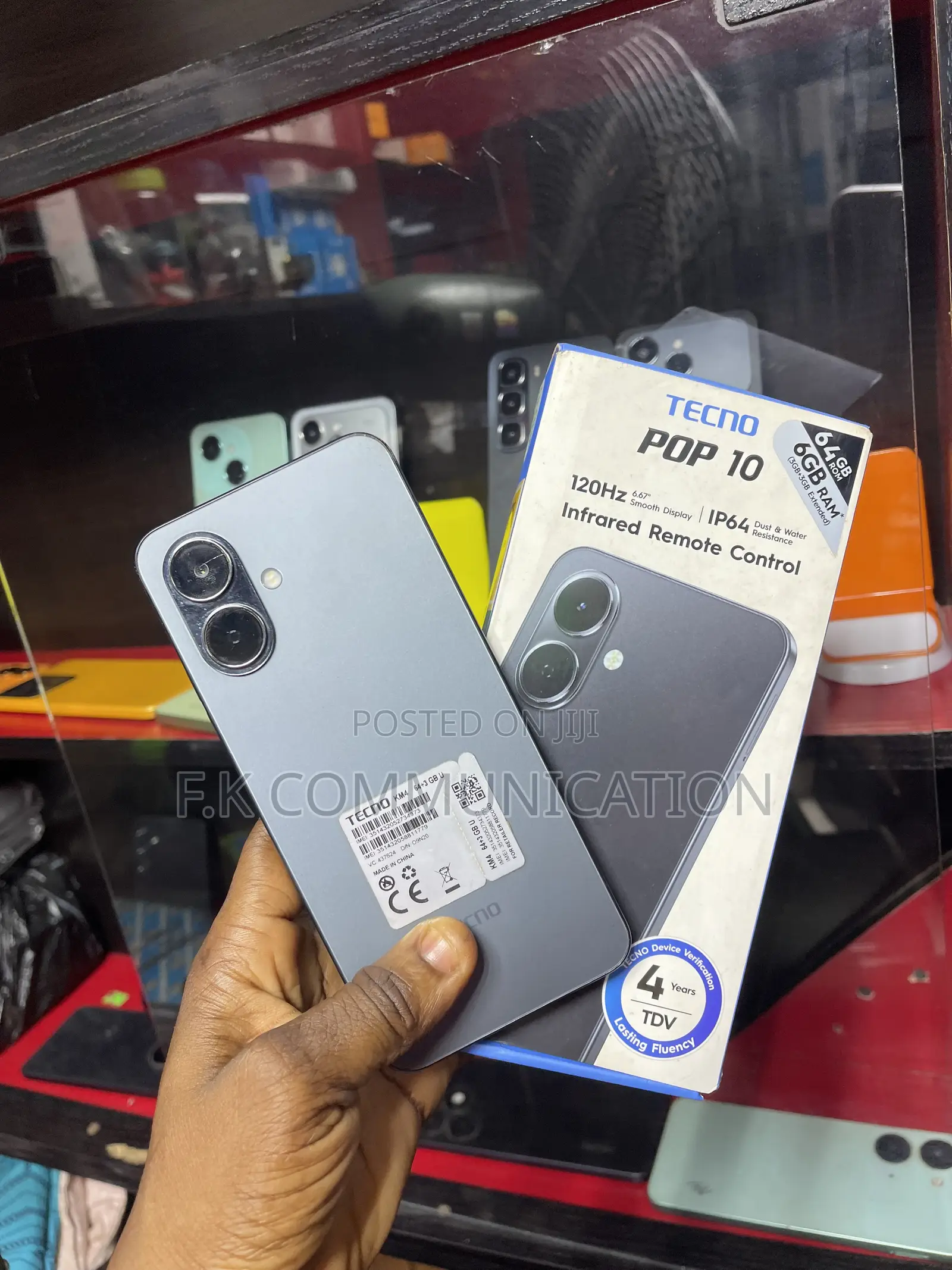 Tecno Pop 10 64 GB Black