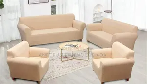 Set of 4 Plain Sofa Covers