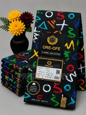 Brown ORE OFE Ankara Fabric