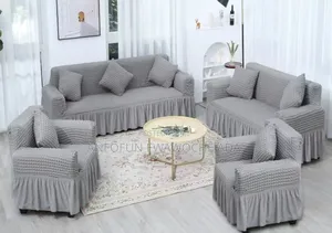 Set of 4 Plain Sofa Covers