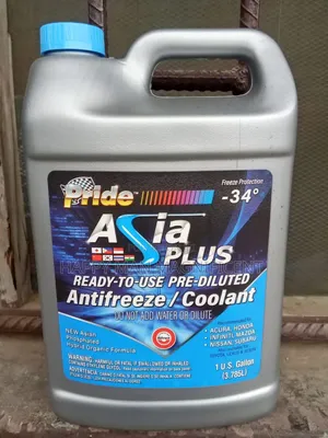 Antifreeze/Coolant for Honda and Acura, Nissan , Toyota and Lexus.