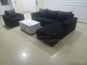 Standand L Form Sofa With Additional Single and Centre Table