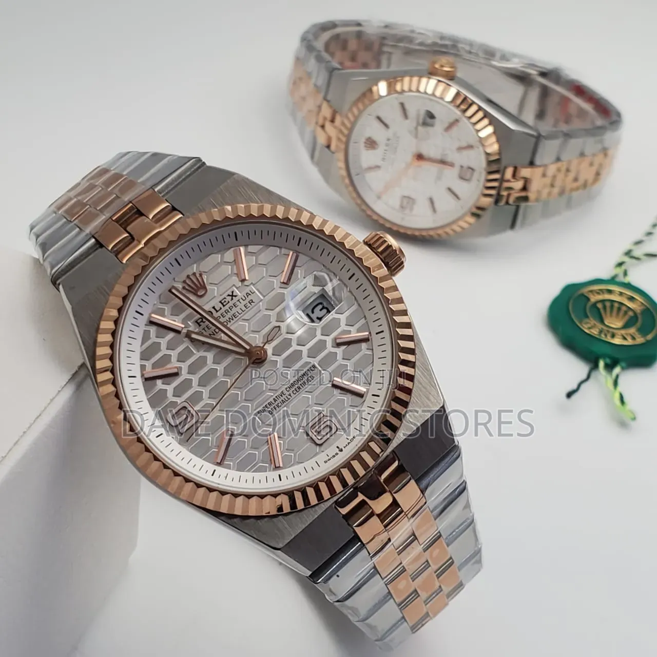 Original Quality Couple Rolex Watch 
Chain Strap 
Automatic System