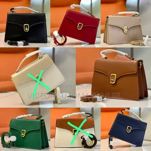 Mini Box Handbags With Gold Lock