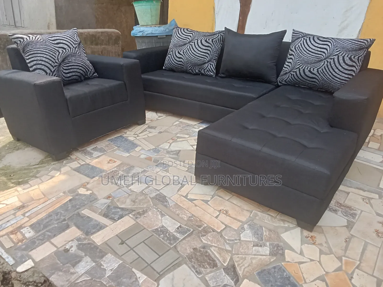 Standand L Form Sofa With Extra Single